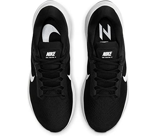 Baskets Nike Air Zoom Structure 24 pour homme en noir et blanc pointure 42.5