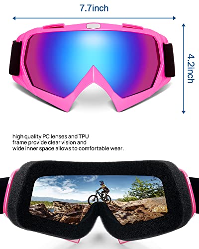 Kemimoto Dirt Bike Goggles Motocross Goggles Atv Utv Goggles Anti Uv Riding Goggles Ski Goggles #TOP5
