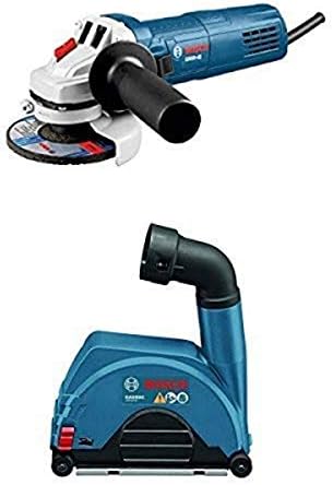 Bosch Small Angle Grinder with Small Angle Grinder Dust Collection Attachment