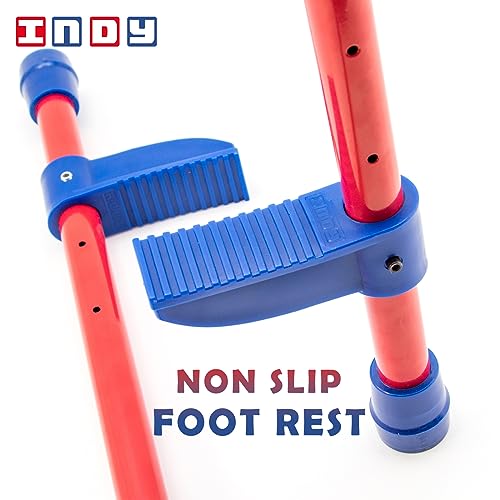 Indy - Steady Stelzen | Voll Verstellbare Und rutschfeste Stelzen Für Kinder Im Alter Von 7-12 Jahren Und Bis 50 kg Geeignet