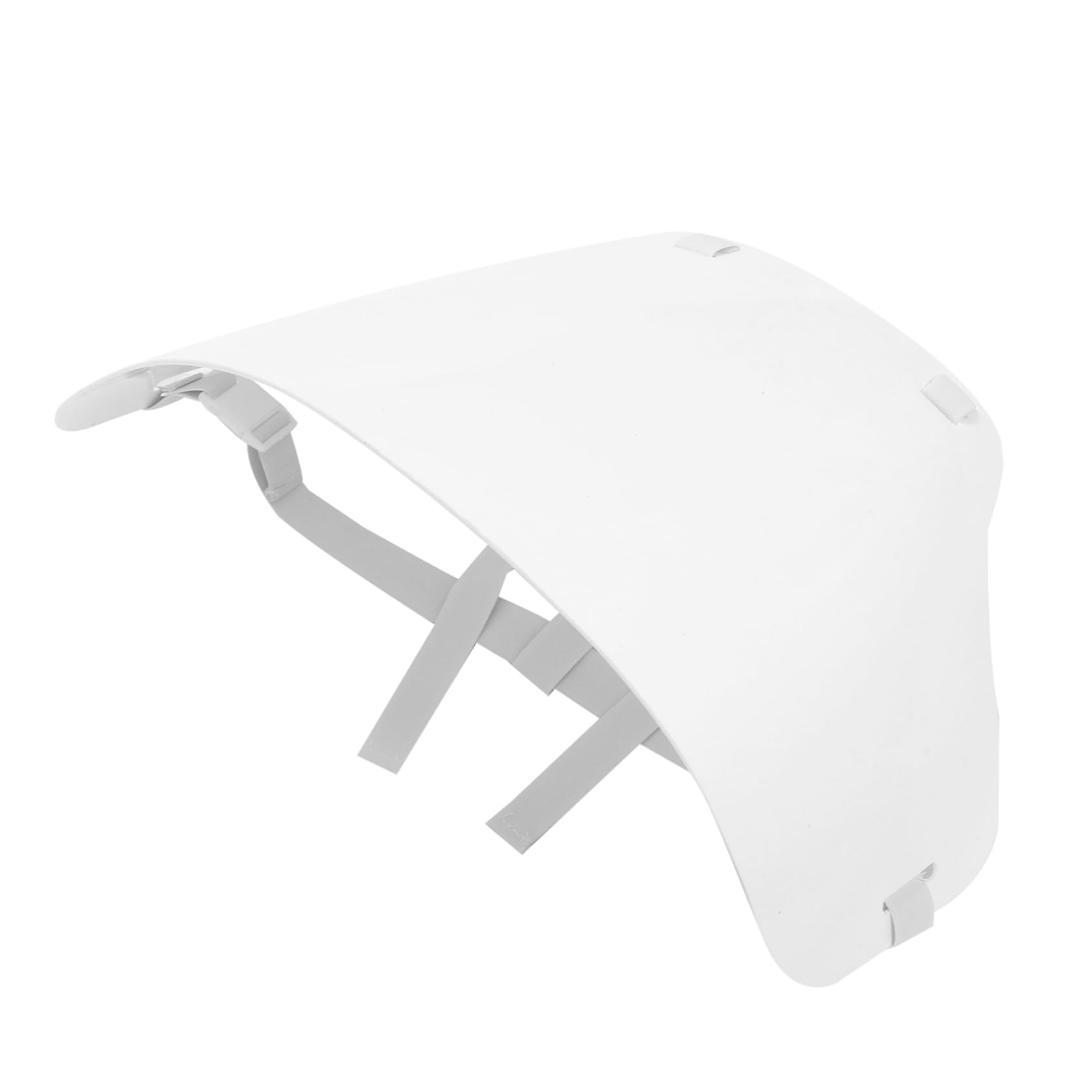 Toddmomy Fencing Chest Protector Portable Fencing Guard Arts Chest Protector Fencing Equipment Breast Plate Breathable Chest Guard Sports Arts Supplies Men's White Plastic