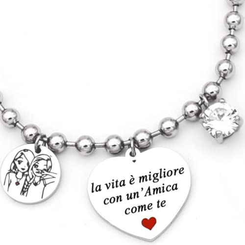 🇮🇹 DESIGN DUREVOLE e VALORE ITALIANO: Stile classico e cura artigianale Made in Italy, paragonabile ai design dei marchi noti per qualità costruttiva. Pronto per essere donato, include la confezione regalo dalcuore e l'ottimo rapporto qualità-prezzo Offerta.