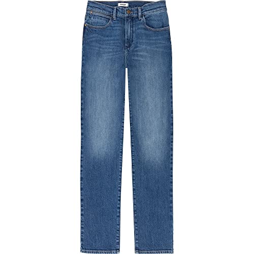 Wrangler Damen steil Straight, Airblue, 42W / 32L EU – Ansicht 4