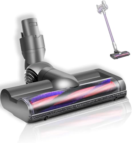 Tête de Brosse Motorisée Compatible avec Dyson V6 DC58 DC59 DC62 DC72 DC74 SV04 SV06 SV09, Brosse de Sol à Entraînement Direct, Remplacement pour Sols...
