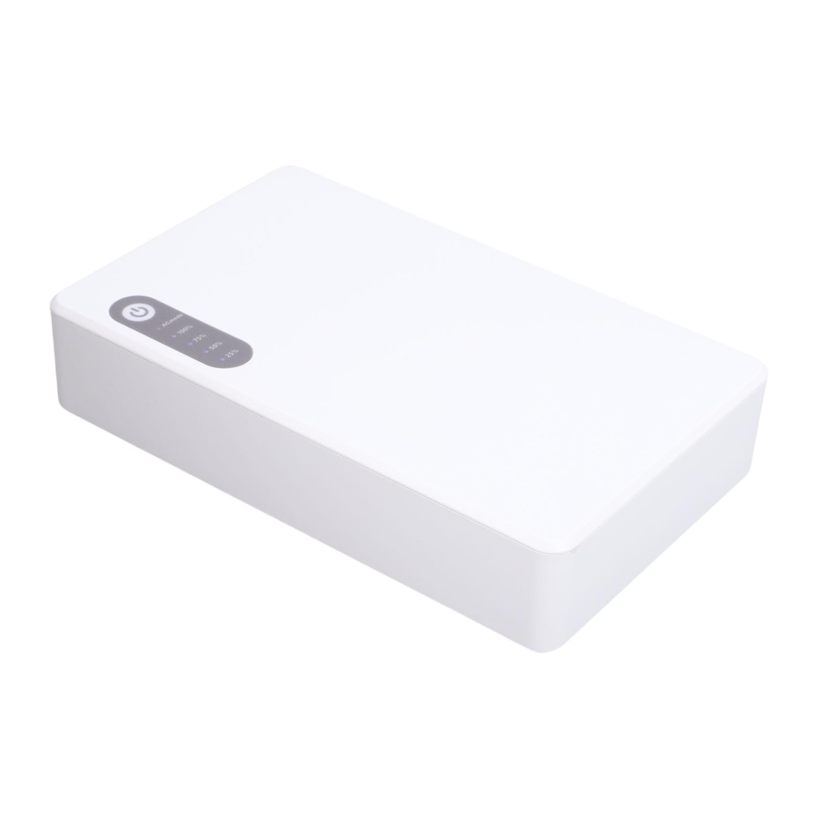 ASHATA Petite Batterie UPS Fiable de 10000mAh, Alimentation de Secours pour Modems, Routeurs, Caméras avec Plusieurs Sorties (Prise UE)