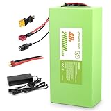 RANSYRI 48V 20Ah Universal Power Pack Lithium Ion Battery| 30A BMS & Waterproof PVC Case | XT60/T-Plug Ready | 200-1200W Systems Support