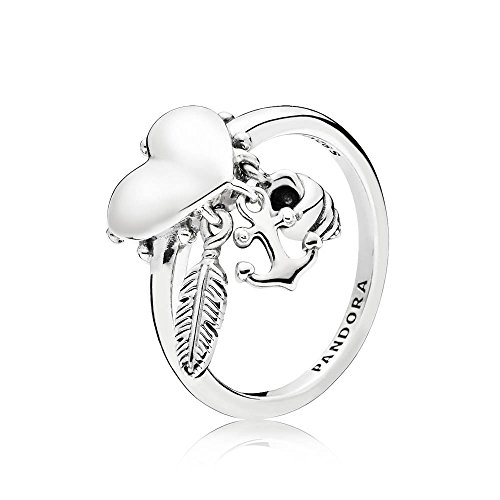 Bague Pandora en argent motif femme 197187-54 le cadeau idéal gravé d'émotion