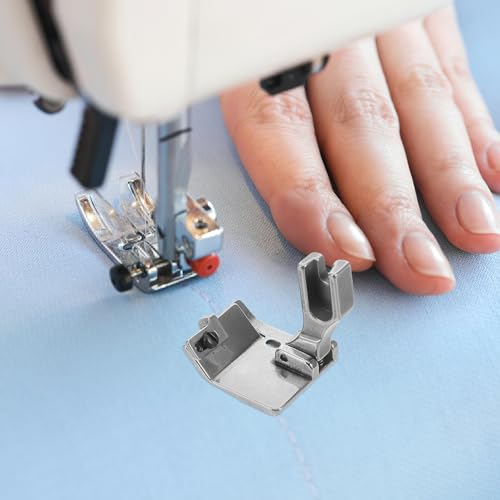 Prensatela ajustable para dobladillo con rodillo Hemoton miniatura 5