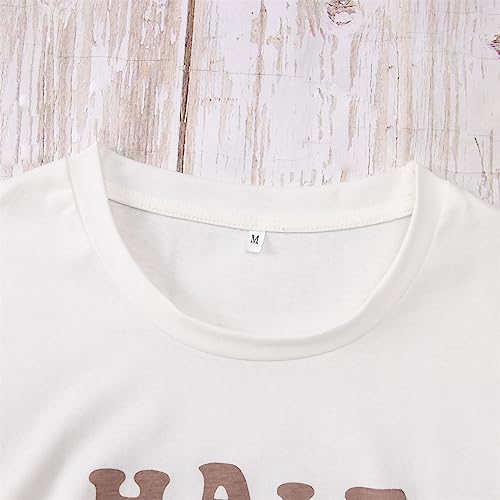 MODNTOGA Teacher Shirt Half Teacher Half Coffee T-Shirt Women Vintage Back to School Tee Tops Short Sleeve Retro Teacher Gift - Image 3