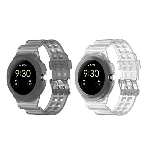 LICHIFIT Google Pixel Watch 2/Pixel Watch�Ή��o���h TPU ��̌^ �����o���h �����x���h �X�|�[�c �x���g �h�� �y�� �E���ȒP �i����+�������j