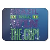 Size 22 x 18 cm, 2.5 mm thickness, high-quality print and non-slip cellular rubber