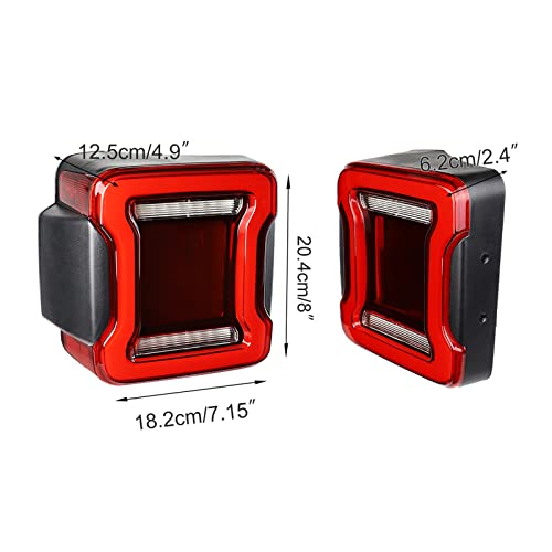 Feux arrière de remplacement pour Jeep Wrangler JK assemblage LED haute performance - 3