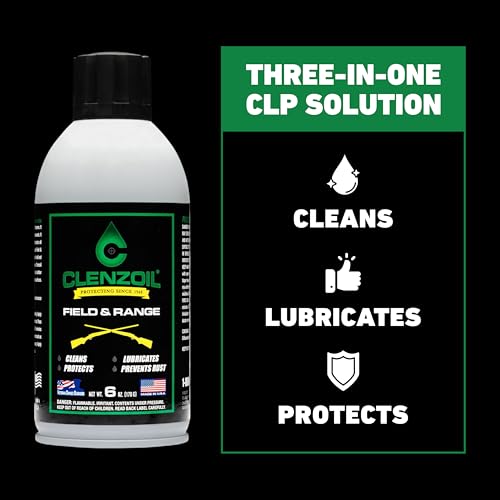 Image of CLENZOIL Field & Range Aerosol - CLP Gun Lubricant - Premium Firearm Maintenance - Rust Preventative - 6 oz Aerosol Spray