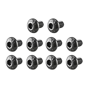 Uxcell M3x5 Innensechskant Passschrauben 100 Stück