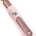 L'ANGE HAIR Le Perlé Titanium Bubble Curling Wand | Professional Hot Tools Iron 1 Inch Best Curler for Styling Lasting Curls and Beach Waves Dual Voltage Travel Iron, Blush