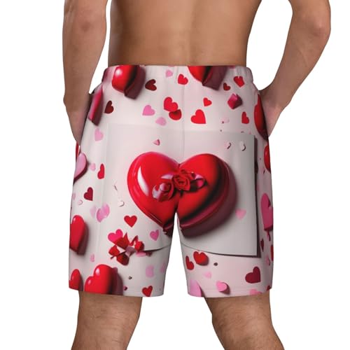 Short de bain homme séchage rapide avec boxer de compression intégré stretch