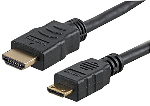 Pro Signal PSG91326 High Speed 4K UHD HDMI Lead with Ethernet, Male to Mini C Male, Gold Contacts, 3 m, Black