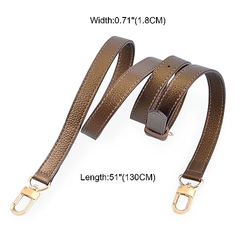Image of IBWell Genuine Leather Adjustable Crossbody Strap Replacement for Women's Crossbody Handbags