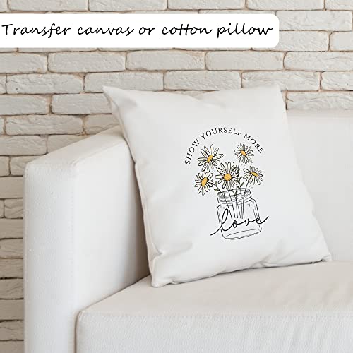 8 Sheets Vintage Flowers Iron On Transfers For T-Shirts - Flowers Htv Heat Transfer Vinyl Iron On Decals Patches Design - Iron On Stickers T-Shirts Clothing Hats Pillows Backpacks For Women Crafts #TOP2