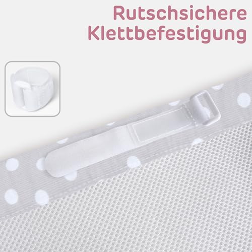 Tour de lit babybay Boxspring XXL anti-coincement en maille