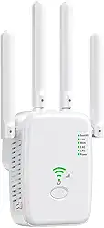 Repetidor Wireless Wi-Fi 5G e 2.4GHz | Roteador Potente Sem Fio Dual Band, Amplificador de Sinal, Extensor de Cobertura de Internet para Casa e Escritório