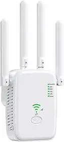 Repetidor Wireless Wi-Fi 5G e 2.4GHz | Roteador Potente Sem Fio Dual Band, Amplificador de Sinal, Extensor de Cobertura de Internet para Casa e Escritório