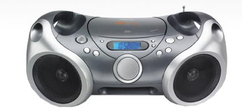 Memorex Sport CD/MP3 portable Boombox with AM/FM Radio and Digital Display/ AUX input