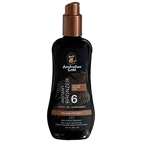 Australian Gold SPF 6 SPRAY GEL WITH BRONZER 237ML