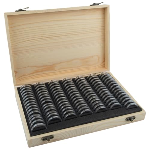 Caja de Madera para Monedas con Diseño Vintage