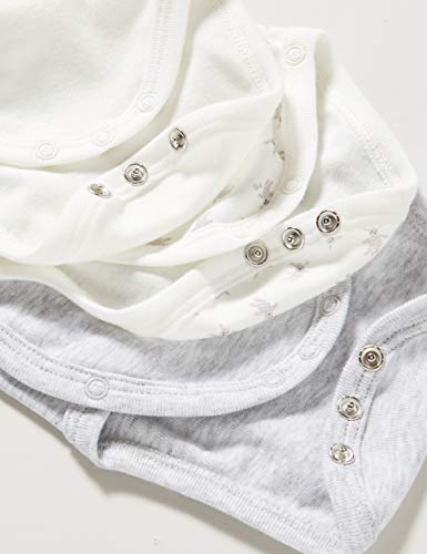 Petit Bateau Unisex Baby 5650100 Kleinkind-Unterwäscheset, Grauweiß/Multico Weiß, Naissance