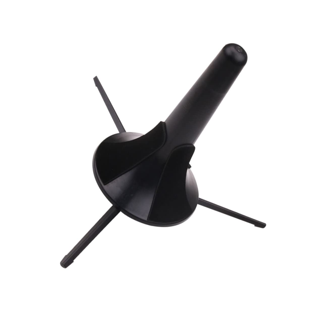 Abaodam 2pcs Portable Trumpet Stand Detachable Bracket Felt Pad 3-leg Base for Flute Wind Instruments