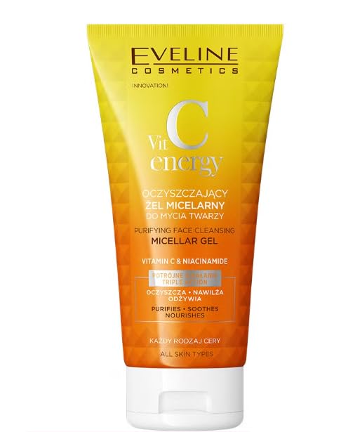 Eveline Cosmetics Gel limpiador con vitamina C, 150 ml