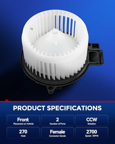 Image of KAX AC Blower Motor Fit for Ford Fusion 2006 2007 2008 2009,Lincoln MKZ 2007 2008 2009,Zephyr 2006,Mercury Milan 2006 2007 2008 2009 - HVAC Heater Blower Motor Replaces# 75800 700169