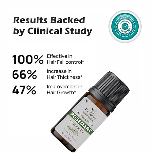 Image of Rosemary Essential Oil for Aromatherapy, Hair and Skin Care | Natural Rosemary Oil for Scalp Massage, Relaxation and Personal Care 10 ml.