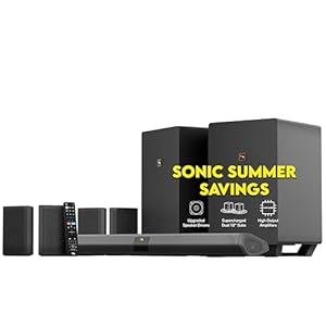 Nakamichi Shockwafe Ultra 9.2.4 Channel Dolby Atmos/DTS:X Soundbar with Dual 10″ Subwoofers (Wireless), 4 Rear Surround Effects Speakers, eARC and SSE Max Technology (Flagship)