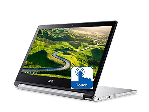 2017 Acer R13 13.3in Convertible 2-in-1 Full HD IPS Touchscreen Chromebook - MediaTek Quad-core 2.1GHz, 4GB RAM, 32GB SSD, PowerVR GX6250, 12Hr Battery Life, Chrome OS (Renewed)