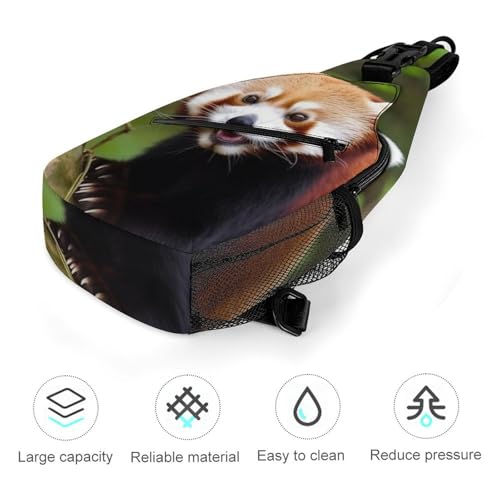 Mochila Pequeña Tipo Sling Blanca para Senderismo y Uso Diario miniatura 5