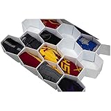 Drawer Divider Organizer 8PCS DIY Plastic Grid Honeycomb Drawer Dividers by Home Basics | White Snap-In Design - Customizable Storage Solution for Socks, Ties, Underwear, Makeup