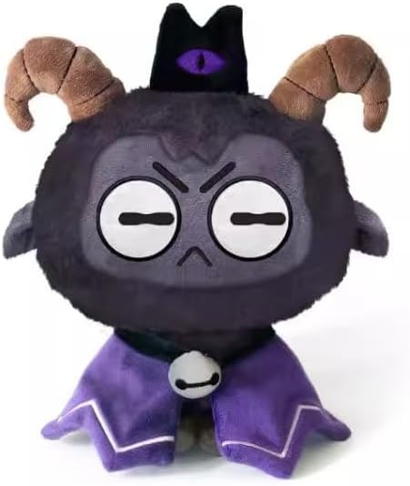 Cult of The Lamb Plush 7.8" Games Plushies Toy for Boys Girls Soft Stuffed Animal Pillow Doll Gift for Fans Kids (Grey)