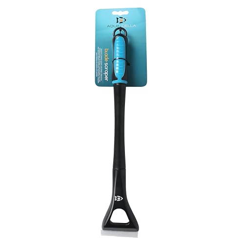 Aqua Della, Rascador de Algas Extensible con Cuchilla reemplazable, raspador de una Longitud de 40 cm