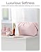 BAGSMART Makeup Bag Travel Toiletry Bag, Cute Make Up Bag, Large Capacity Cosmetic Bags for Women, Wide-open Makeup Pouch Travel Essentials Toiletries Accessories Brushes (Pink)