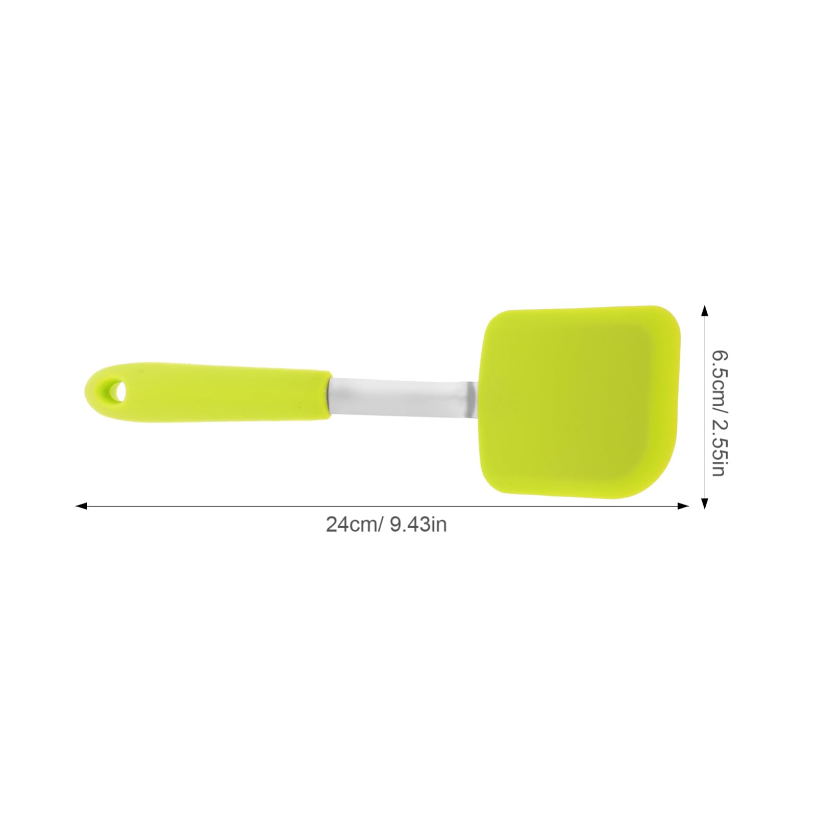 Garneck Heat Resistant Silicone Shovel Non-stick Cooking Utensil Flipper Kitchen Tool Spatula for Frying Cookware