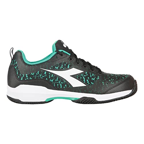 Diadora Hommes Shot Clay Chaussures De Tennis Chaussure Terre Battue Noir - Blanc 42