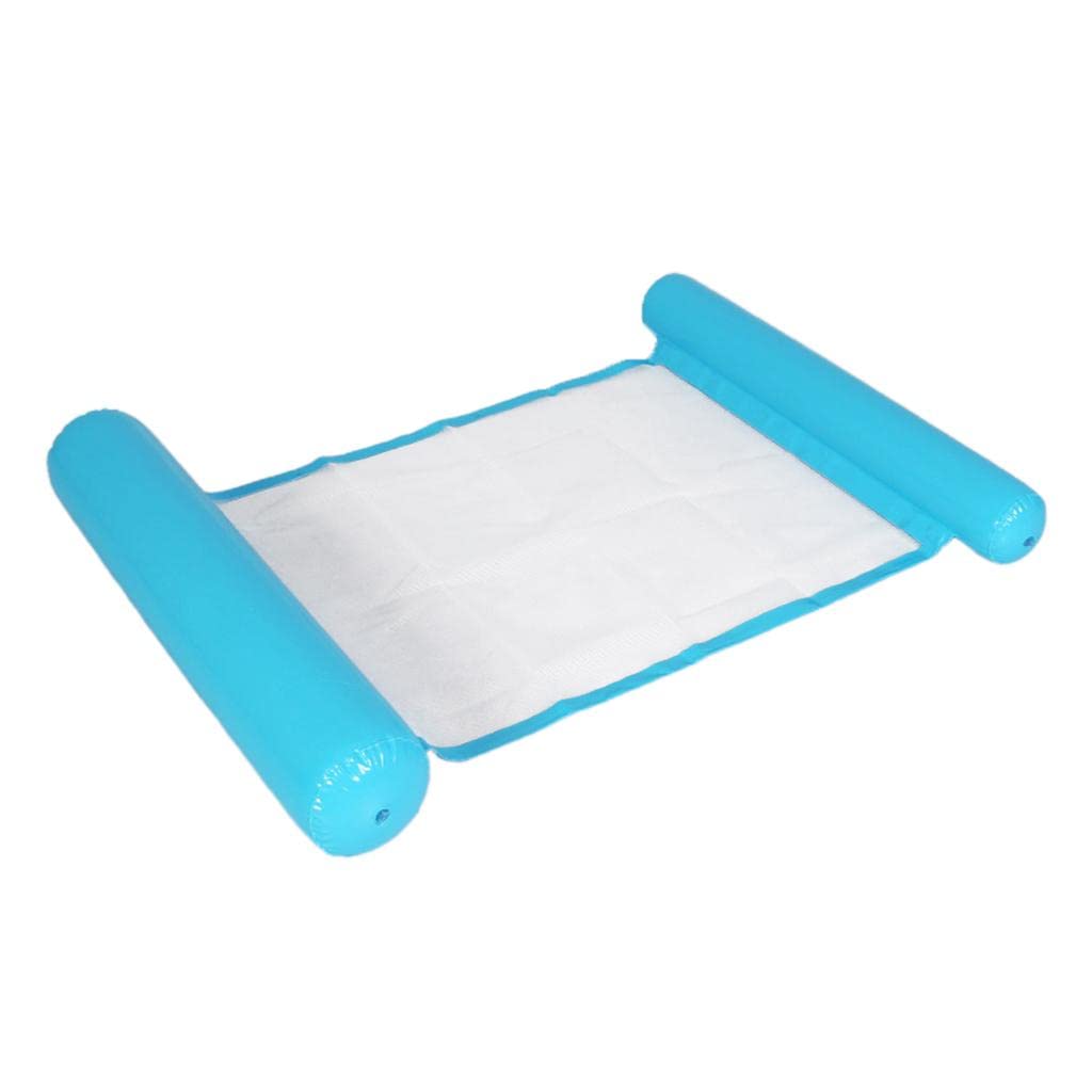 Inflatable Floating Water Hammock Pool Floats Lounge Bed Toy Blue-image-40