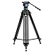Produktbild Benro KH25P Video Tripod with Head, 5kg Payload, Continuous Pan Drag, Anti-Rotation Camera Plate, max Height 73.5cm