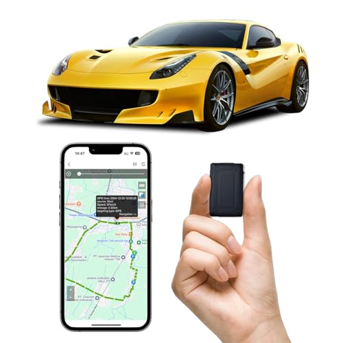 4G20 Mini GPS Tracker for Vehicles No Monthly Fee, Portable Real Time GPS Tracking Devices Hidden, 4G SIM and Data Included, Magnetic Location tracker, Trip History, GeoFence, Speeding Alerts