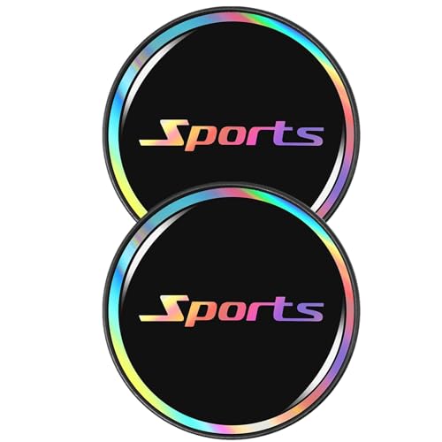 Getränkehalter-Untersetzer fürs Auto,Tassenuntersetzer fürs Auto | 2 Stück coole reflektierende Auto-Cup-Matten | Rutschfeste Getränkeuntersetzer für Autos, Untersetzer für Getränke, Auto-Innenausstat