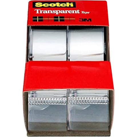 Scotch Transparent Tape - 3/4" X 250" - 2 Roll Pack Cover