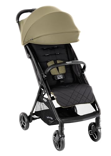 GRACO - Myavo Passeggino leggero con chiusura veloce e parapioggia - 0-22 kg, dalla nascita fino a circa 4 anni, Clover