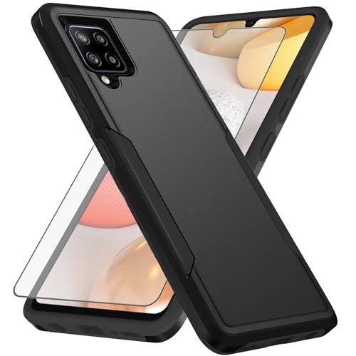 Coque Samsung Galaxy A42 5G antichoc fine housse de protection intégrale 360 avec verre noir